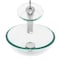Novatto Clear Mini Glass Vessel Sink and FALLS Faucet Set in Brushed Nickel NSFC-8048-1217003BNC - alternate 3